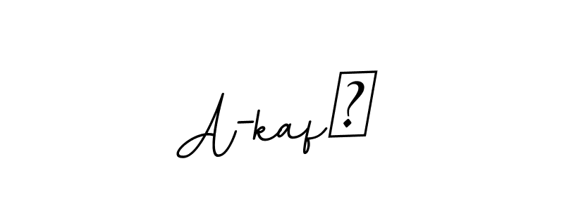 if you are searching for the best signature style for your name A-kaf✓. so please give up your signature search. here we have designed multiple signature styles  using BallpointsItalic-DORy9. A-kaf✓ signature style 11 images and pictures png