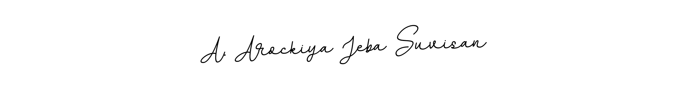 How to make A. Arockiya Jeba Suvisan signature? BallpointsItalic-DORy9 is a professional autograph style. Create handwritten signature for A. Arockiya Jeba Suvisan name. A. Arockiya Jeba Suvisan signature style 11 images and pictures png