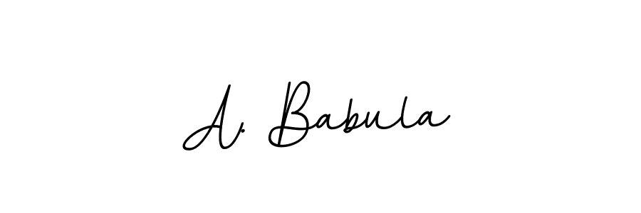 How to make A. Babula signature? BallpointsItalic-DORy9 is a professional autograph style. Create handwritten signature for A. Babula name. A. Babula signature style 11 images and pictures png