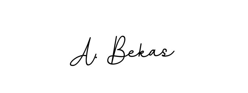 if you are searching for the best signature style for your name A. Bekas. so please give up your signature search. here we have designed multiple signature styles  using BallpointsItalic-DORy9. A. Bekas signature style 11 images and pictures png