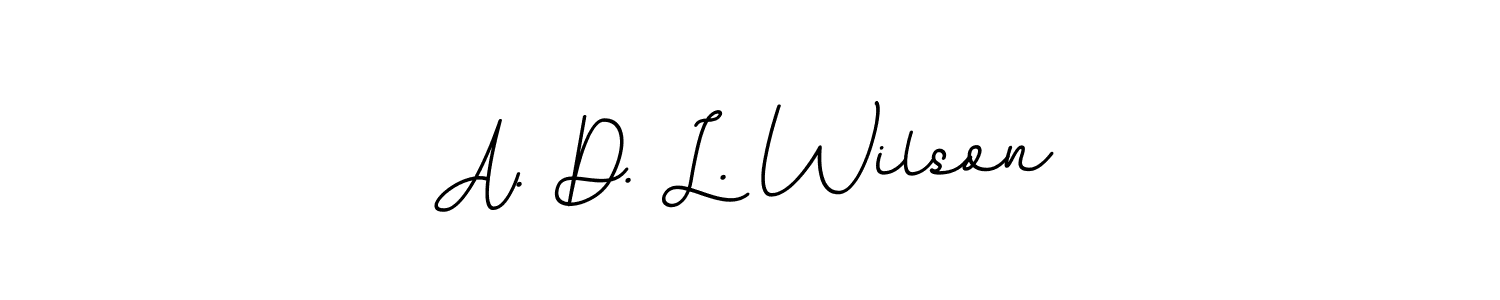 Once you've used our free online signature maker to create your best signature BallpointsItalic-DORy9 style, it's time to enjoy all of the benefits that A. D. L. Wilson name signing documents. A. D. L. Wilson signature style 11 images and pictures png