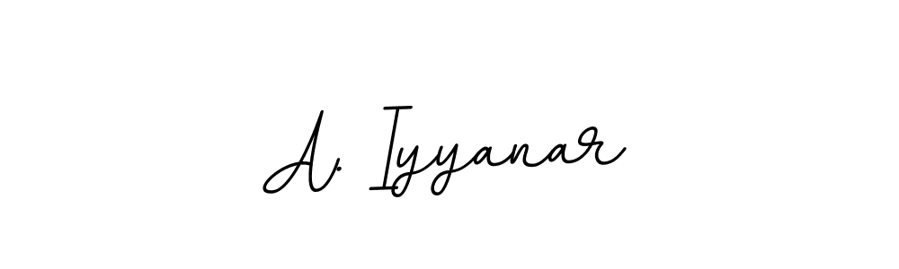 Make a beautiful signature design for name A. Iyyanar. With this signature (BallpointsItalic-DORy9) style, you can create a handwritten signature for free. A. Iyyanar signature style 11 images and pictures png