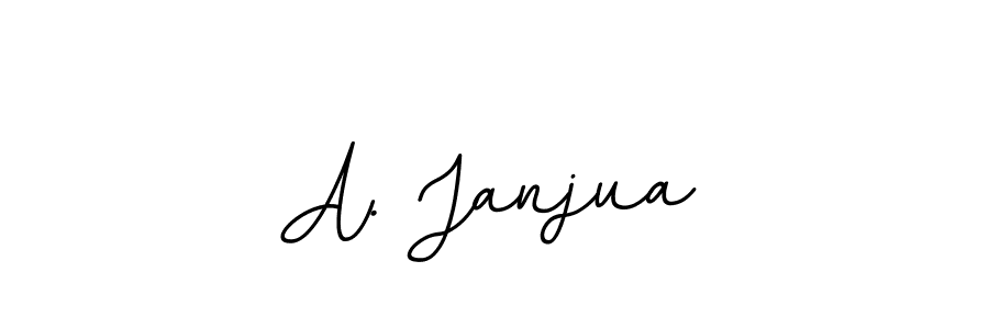 Use a signature maker to create a handwritten signature online. With this signature software, you can design (BallpointsItalic-DORy9) your own signature for name A. Janjua. A. Janjua signature style 11 images and pictures png