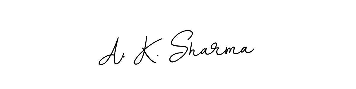 Create a beautiful signature design for name A. K. Sharma. With this signature (BallpointsItalic-DORy9) fonts, you can make a handwritten signature for free. A. K. Sharma signature style 11 images and pictures png