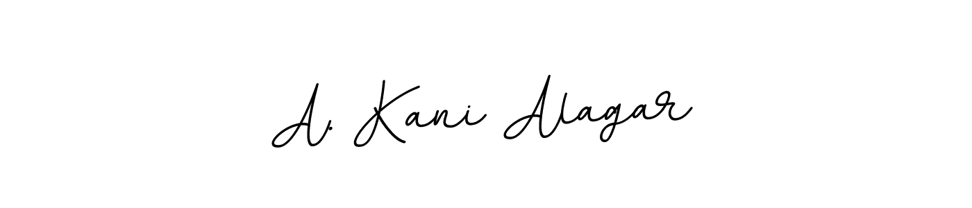 Also You can easily find your signature by using the search form. We will create A. Kani Alagar name handwritten signature images for you free of cost using BallpointsItalic-DORy9 sign style. A. Kani Alagar signature style 11 images and pictures png