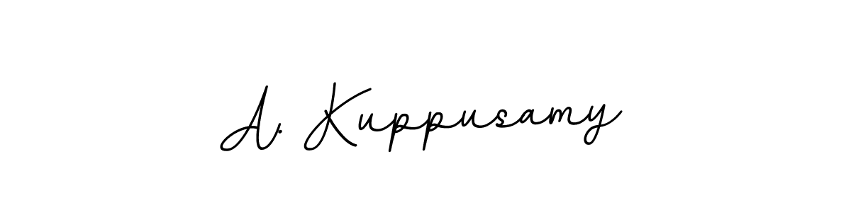 The best way (BallpointsItalic-DORy9) to make a short signature is to pick only two or three words in your name. The name A. Kuppusamy include a total of six letters. For converting this name. A. Kuppusamy signature style 11 images and pictures png