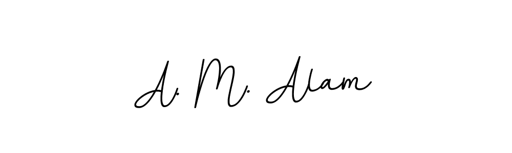 A. M. Alam stylish signature style. Best Handwritten Sign (BallpointsItalic-DORy9) for my name. Handwritten Signature Collection Ideas for my name A. M. Alam. A. M. Alam signature style 11 images and pictures png