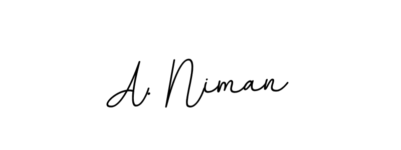 How to Draw A. Niman signature style? BallpointsItalic-DORy9 is a latest design signature styles for name A. Niman. A. Niman signature style 11 images and pictures png