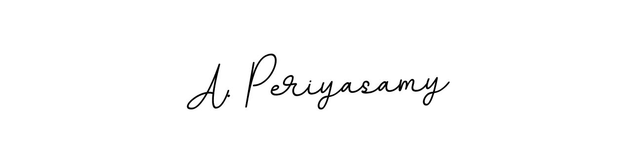 Design your own signature with our free online signature maker. With this signature software, you can create a handwritten (BallpointsItalic-DORy9) signature for name A. Periyasamy. A. Periyasamy signature style 11 images and pictures png