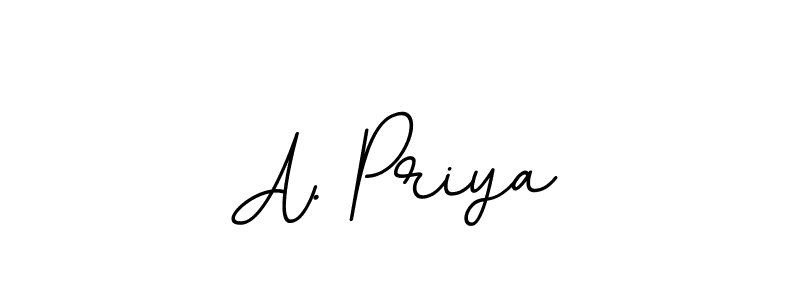 Make a beautiful signature design for name A. Priya. With this signature (BallpointsItalic-DORy9) style, you can create a handwritten signature for free. A. Priya signature style 11 images and pictures png