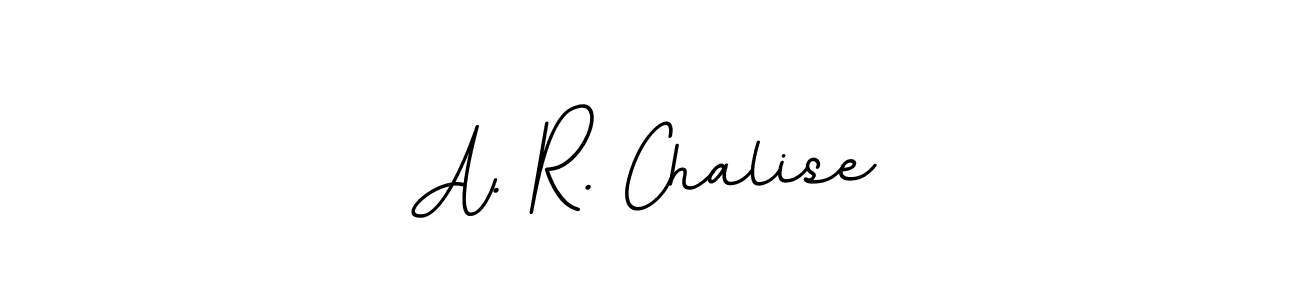 Make a beautiful signature design for name A. R. Chalise. With this signature (BallpointsItalic-DORy9) style, you can create a handwritten signature for free. A. R. Chalise signature style 11 images and pictures png