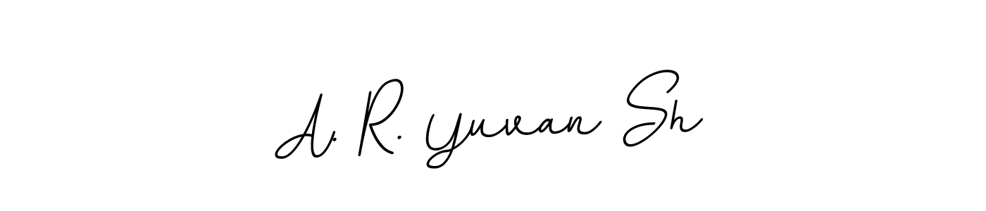 Make a beautiful signature design for name A. R. Yuvan Sh. Use this online signature maker to create a handwritten signature for free. A. R. Yuvan Sh signature style 11 images and pictures png