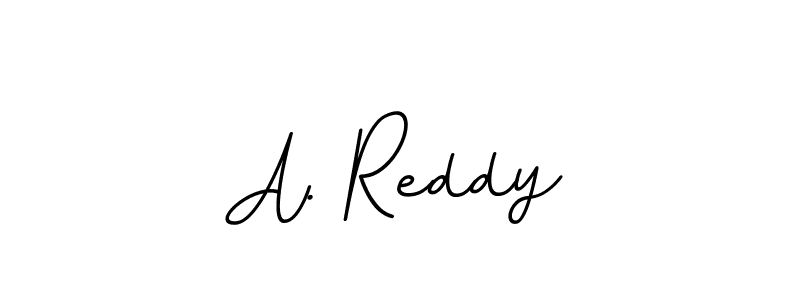 Use a signature maker to create a handwritten signature online. With this signature software, you can design (BallpointsItalic-DORy9) your own signature for name A. Reddy. A. Reddy signature style 11 images and pictures png