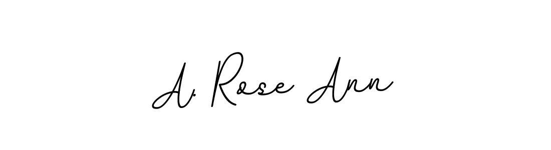 This is the best signature style for the A. Rose Ann name. Also you like these signature font (BallpointsItalic-DORy9). Mix name signature. A. Rose Ann signature style 11 images and pictures png