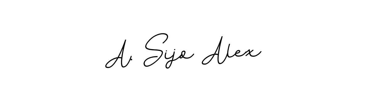 It looks lik you need a new signature style for name A. Sijo Alex. Design unique handwritten (BallpointsItalic-DORy9) signature with our free signature maker in just a few clicks. A. Sijo Alex signature style 11 images and pictures png