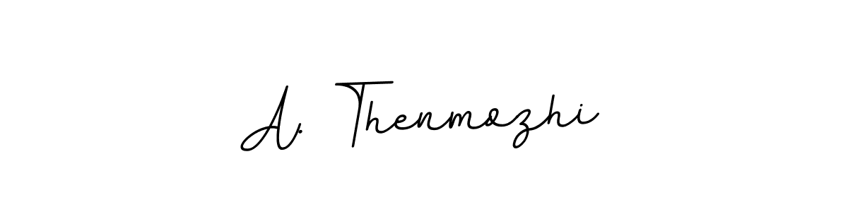 Make a beautiful signature design for name A. Thenmozhi. With this signature (BallpointsItalic-DORy9) style, you can create a handwritten signature for free. A. Thenmozhi signature style 11 images and pictures png