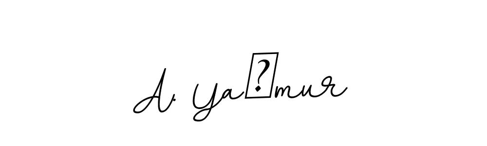 Similarly BallpointsItalic-DORy9 is the best handwritten signature design. Signature creator online .You can use it as an online autograph creator for name A. Yağmur. A. Yağmur signature style 11 images and pictures png