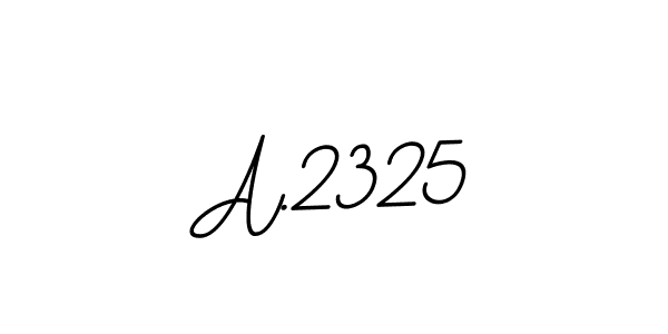 BallpointsItalic-DORy9 is a professional signature style that is perfect for those who want to add a touch of class to their signature. It is also a great choice for those who want to make their signature more unique. Get A.2325 name to fancy signature for free. A.2325 signature style 11 images and pictures png