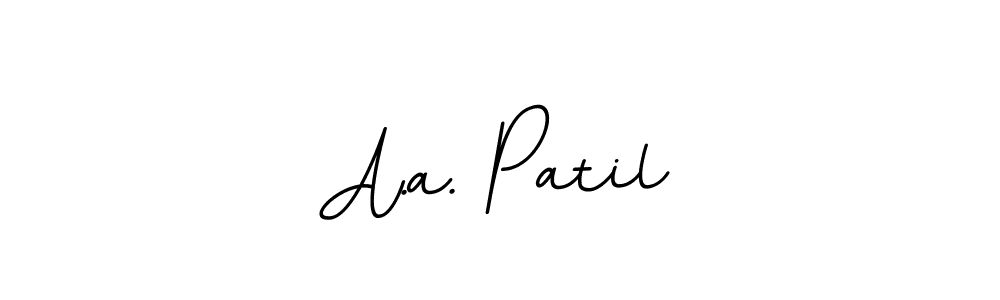 Similarly BallpointsItalic-DORy9 is the best handwritten signature design. Signature creator online .You can use it as an online autograph creator for name A.a. Patil. A.a. Patil signature style 11 images and pictures png
