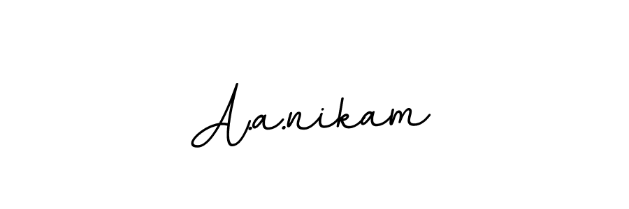 if you are searching for the best signature style for your name A.a.nikam. so please give up your signature search. here we have designed multiple signature styles  using BallpointsItalic-DORy9. A.a.nikam signature style 11 images and pictures png