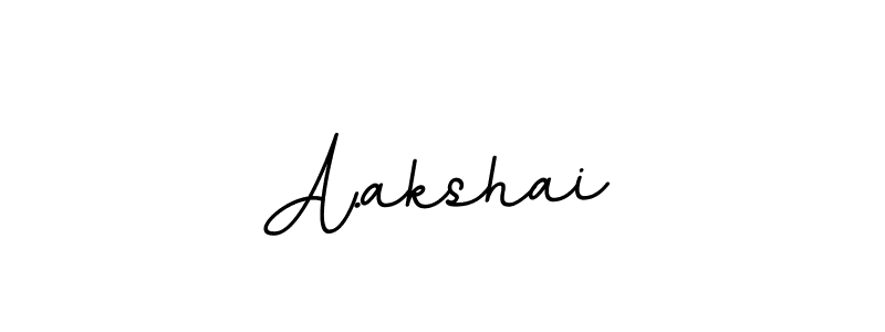 Create a beautiful signature design for name A.akshai. With this signature (BallpointsItalic-DORy9) fonts, you can make a handwritten signature for free. A.akshai signature style 11 images and pictures png
