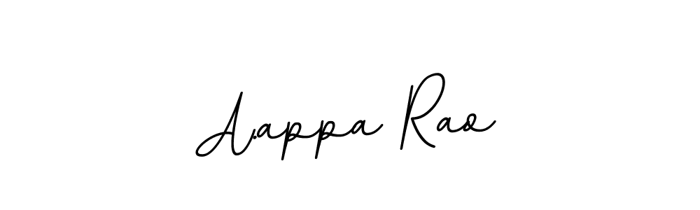 Create a beautiful signature design for name A.appa Rao. With this signature (BallpointsItalic-DORy9) fonts, you can make a handwritten signature for free. A.appa Rao signature style 11 images and pictures png