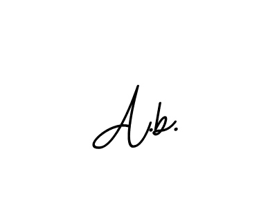 This is the best signature style for the A.b. name. Also you like these signature font (BallpointsItalic-DORy9). Mix name signature. A.b. signature style 11 images and pictures png