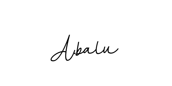 Also You can easily find your signature by using the search form. We will create A.balu name handwritten signature images for you free of cost using BallpointsItalic-DORy9 sign style. A.balu signature style 11 images and pictures png