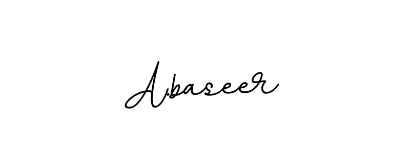 Here are the top 10 professional signature styles for the name A.baseer. These are the best autograph styles you can use for your name. A.baseer signature style 11 images and pictures png