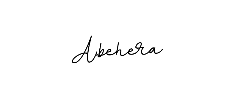 Use a signature maker to create a handwritten signature online. With this signature software, you can design (BallpointsItalic-DORy9) your own signature for name A.behera. A.behera signature style 11 images and pictures png