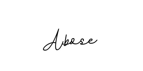 Also we have A.bose name is the best signature style. Create professional handwritten signature collection using BallpointsItalic-DORy9 autograph style. A.bose signature style 11 images and pictures png