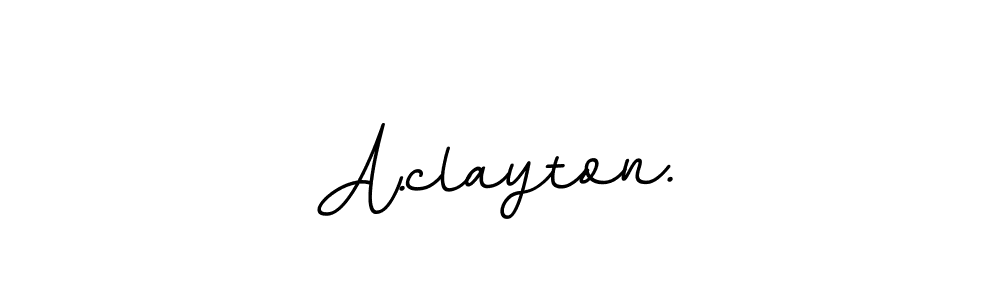 Also You can easily find your signature by using the search form. We will create A.clayton. name handwritten signature images for you free of cost using BallpointsItalic-DORy9 sign style. A.clayton. signature style 11 images and pictures png