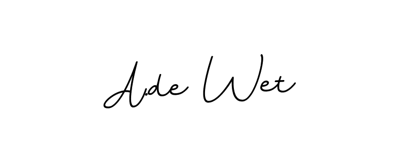 It looks lik you need a new signature style for name A.de Wet. Design unique handwritten (BallpointsItalic-DORy9) signature with our free signature maker in just a few clicks. A.de Wet signature style 11 images and pictures png