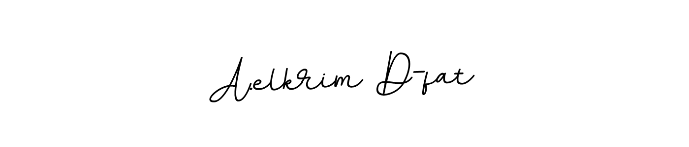 Once you've used our free online signature maker to create your best signature BallpointsItalic-DORy9 style, it's time to enjoy all of the benefits that A.elkrim D-fat name signing documents. A.elkrim D-fat signature style 11 images and pictures png