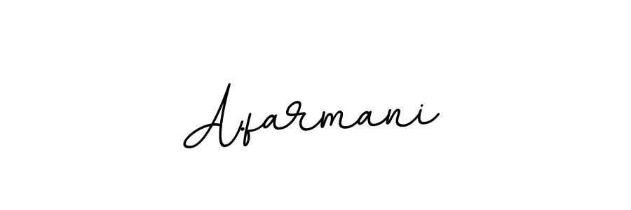 How to make A.farmani name signature. Use BallpointsItalic-DORy9 style for creating short signs online. This is the latest handwritten sign. A.farmani signature style 11 images and pictures png