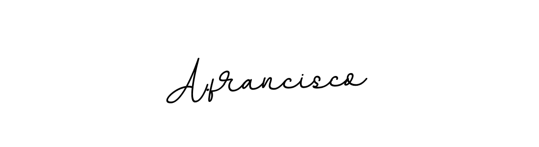 Use a signature maker to create a handwritten signature online. With this signature software, you can design (BallpointsItalic-DORy9) your own signature for name A.francisco. A.francisco signature style 11 images and pictures png