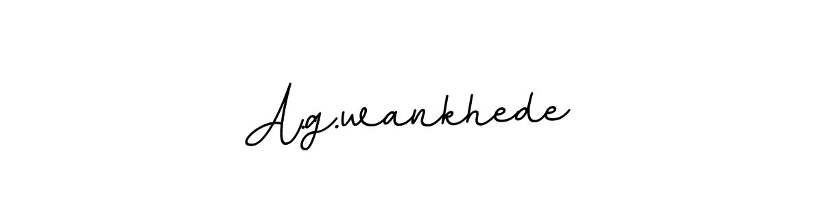 Also we have A.g.wankhede name is the best signature style. Create professional handwritten signature collection using BallpointsItalic-DORy9 autograph style. A.g.wankhede signature style 11 images and pictures png