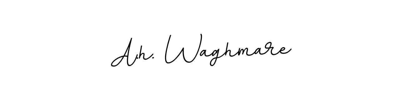 Also we have A.h. Waghmare name is the best signature style. Create professional handwritten signature collection using BallpointsItalic-DORy9 autograph style. A.h. Waghmare signature style 11 images and pictures png