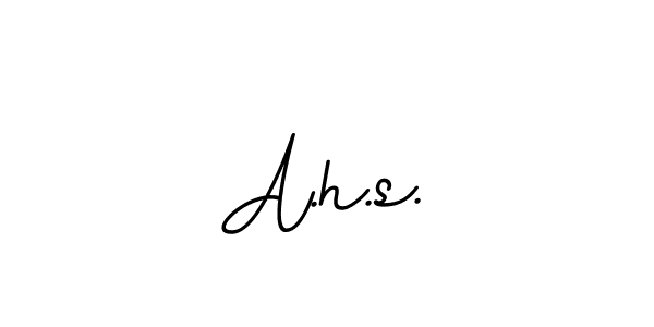 Make a beautiful signature design for name A.h.s.. Use this online signature maker to create a handwritten signature for free. A.h.s. signature style 11 images and pictures png