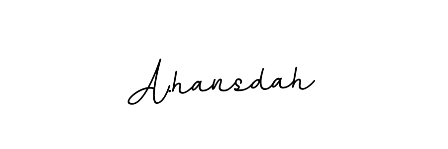 BallpointsItalic-DORy9 is a professional signature style that is perfect for those who want to add a touch of class to their signature. It is also a great choice for those who want to make their signature more unique. Get A.hansdah name to fancy signature for free. A.hansdah signature style 11 images and pictures png