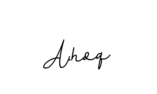 Create a beautiful signature design for name A.hoq. With this signature (BallpointsItalic-DORy9) fonts, you can make a handwritten signature for free. A.hoq signature style 11 images and pictures png
