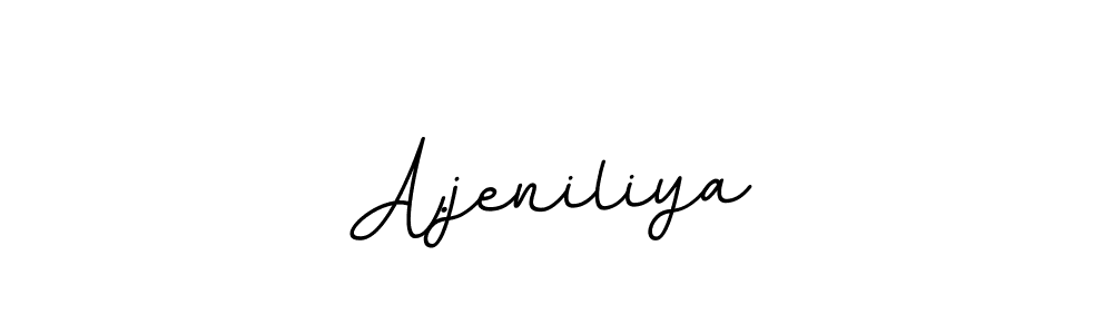 You should practise on your own different ways (BallpointsItalic-DORy9) to write your name (A.jeniliya) in signature. don't let someone else do it for you. A.jeniliya signature style 11 images and pictures png