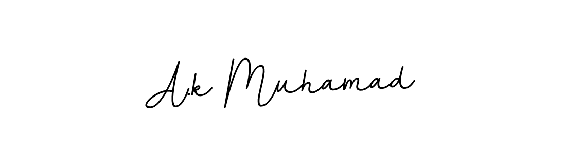 It looks lik you need a new signature style for name A.k Muhamad. Design unique handwritten (BallpointsItalic-DORy9) signature with our free signature maker in just a few clicks. A.k Muhamad signature style 11 images and pictures png
