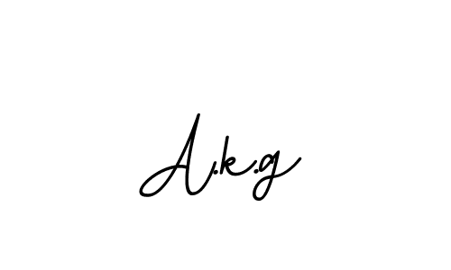 The best way (BallpointsItalic-DORy9) to make a short signature is to pick only two or three words in your name. The name A.k.g include a total of six letters. For converting this name. A.k.g signature style 11 images and pictures png