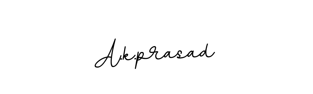 Make a beautiful signature design for name A.k.prasad. With this signature (BallpointsItalic-DORy9) style, you can create a handwritten signature for free. A.k.prasad signature style 11 images and pictures png