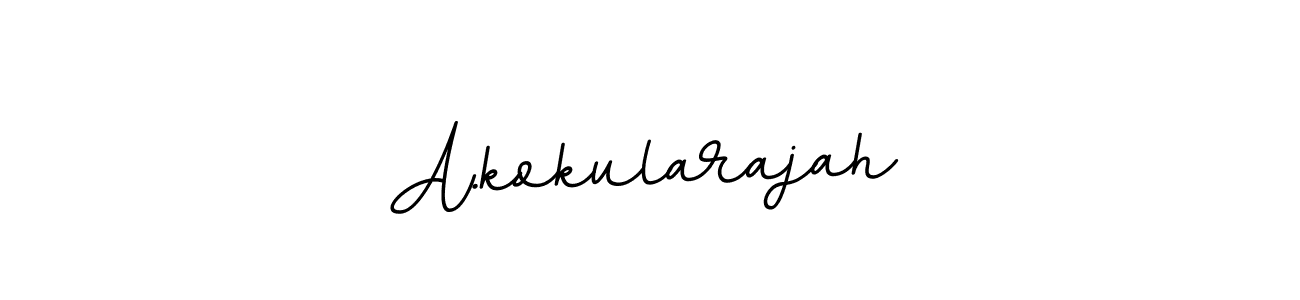 Also You can easily find your signature by using the search form. We will create A.kokularajah name handwritten signature images for you free of cost using BallpointsItalic-DORy9 sign style. A.kokularajah signature style 11 images and pictures png