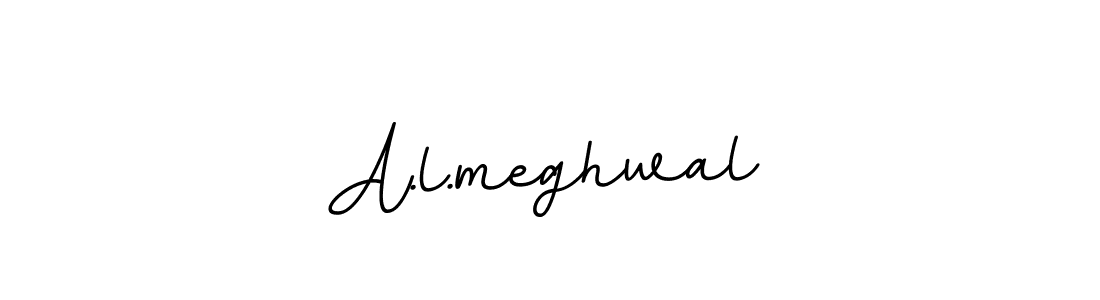 if you are searching for the best signature style for your name A.l.meghwal. so please give up your signature search. here we have designed multiple signature styles  using BallpointsItalic-DORy9. A.l.meghwal signature style 11 images and pictures png