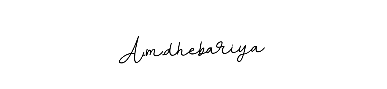 Once you've used our free online signature maker to create your best signature BallpointsItalic-DORy9 style, it's time to enjoy all of the benefits that A.m.dhebariya name signing documents. A.m.dhebariya signature style 11 images and pictures png