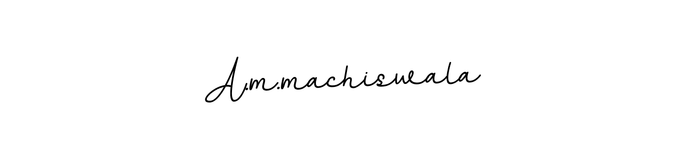 Also we have A.m.machiswala name is the best signature style. Create professional handwritten signature collection using BallpointsItalic-DORy9 autograph style. A.m.machiswala signature style 11 images and pictures png