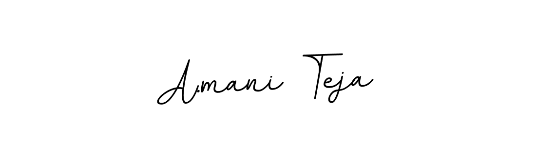 Also we have A.mani Teja name is the best signature style. Create professional handwritten signature collection using BallpointsItalic-DORy9 autograph style. A.mani Teja signature style 11 images and pictures png